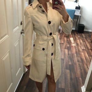 Button down Trench coat with waist tie